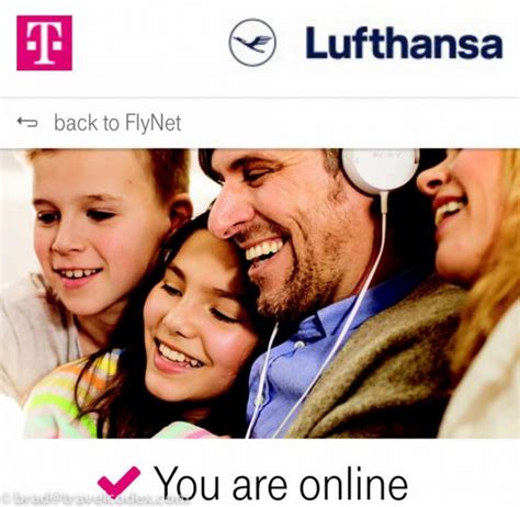 Review Lufthansa Flynet Internet On European Flights Travel Codex