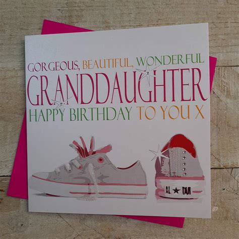 Granddaughter 12th Happy Birthday Card Naughty Nails Design 12