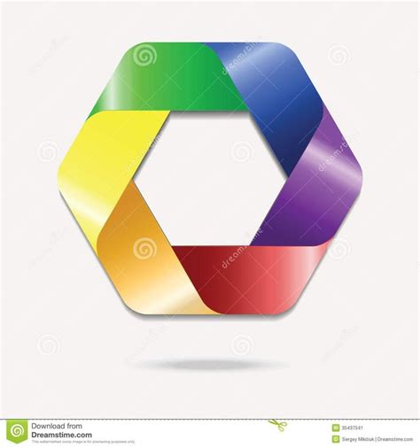 Colorful hexagon logo | Hexagon logo, Hexagon, Color