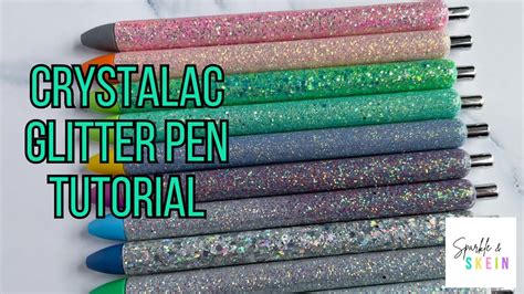 Crystalac Glitter Pen Tutorial Youtube