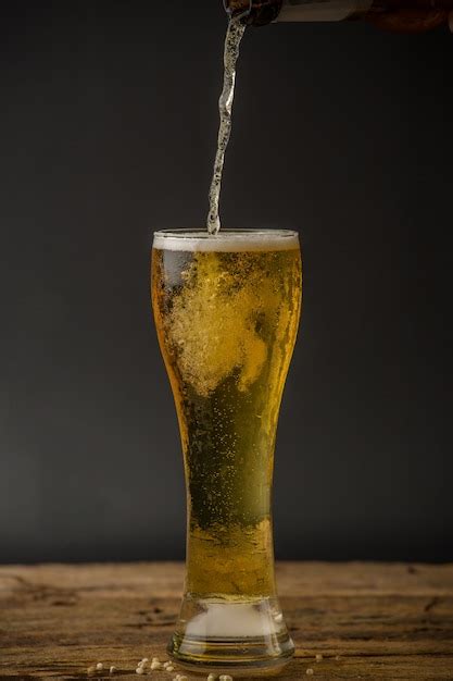 Premium Photo Beer Into Glass