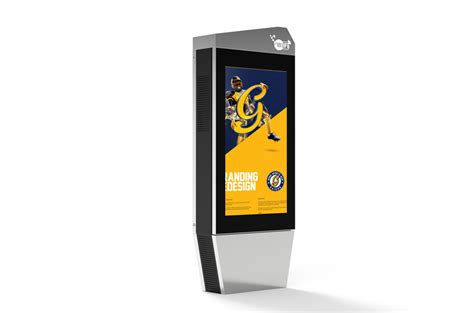 Dual Side Digital Advertising Kiosk Keewin Display