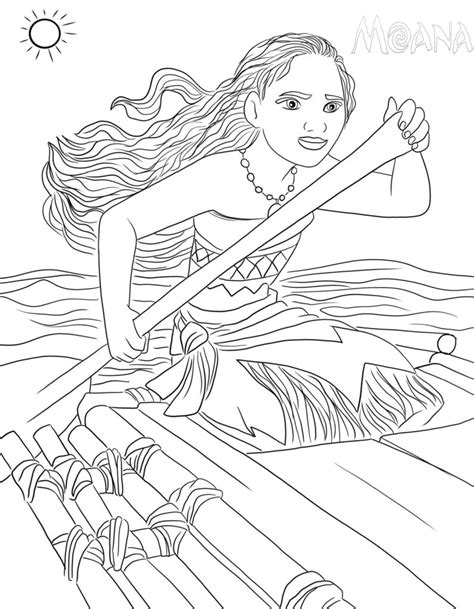 Descubrir Imagen Dibujos Para Colorear De Moana Viaterra Mx