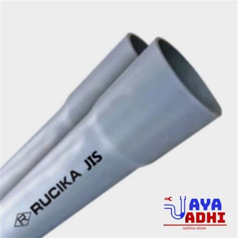 Jual Pipa Pvc Rucika Jis Aw Abu M Shopee Indonesia