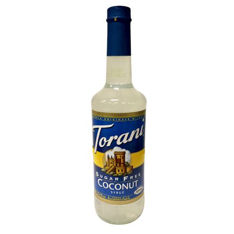 Torani 750 Ml Sugar Free Coconut Flavoring Syrup