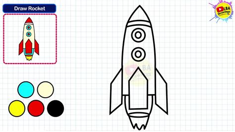 How To Draw Rocket LBA Drawings YouTube