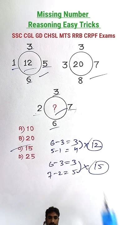 Reasoning Question Missing Number Series Number Series Missing