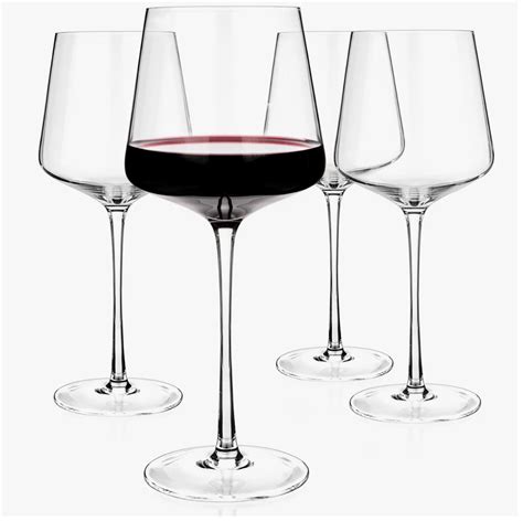 Wine Crystal Glasses Set Of 4 — Zengenius Inc