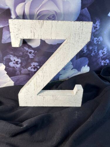 Initial Wooden Letter Z” Wall Decor From Hobby Lobby White Ebay