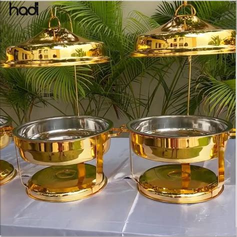 Hotel Restaurant Commercial Buffet Chafer Dish Luxury Lasttest Gold