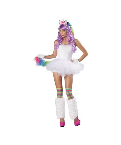 Rainbow Unicorn Womens Costume Kit