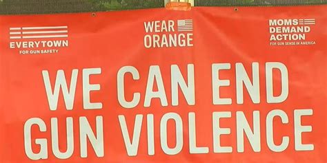 Moms Students Demand Action Host Wear Orange Campaign To Stop Gun Violence