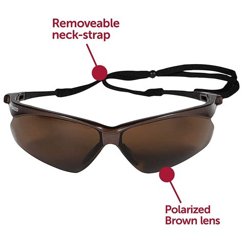 Kleenguard Nemesis Safety Glasses With Polarized Brown Lens