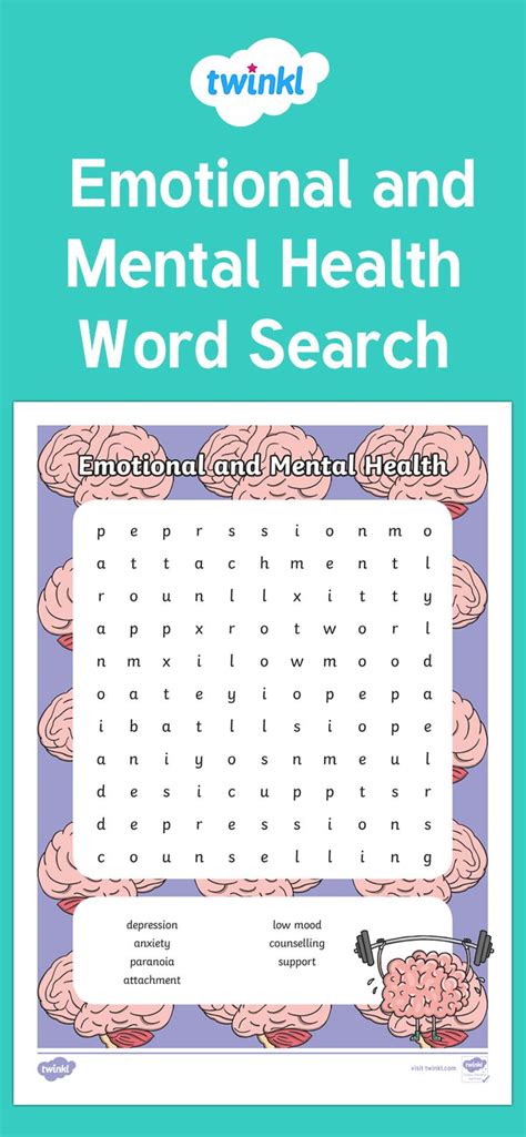 Printable Mental Health Games And Activities