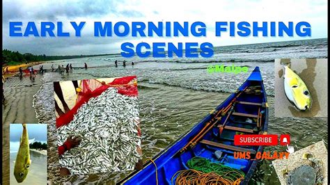 Early Morning Fishing Scenes Karavali Karnataka Fishing Boat Malpe