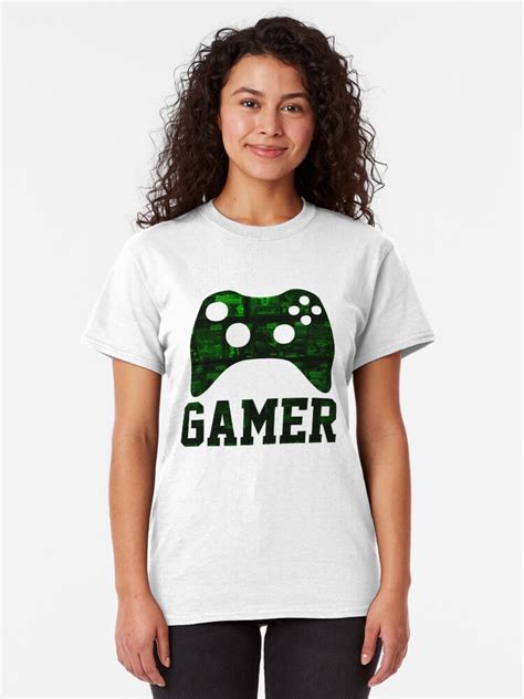 Xbox Gamer Controller Tee T Shirt By Thestash Redbubble