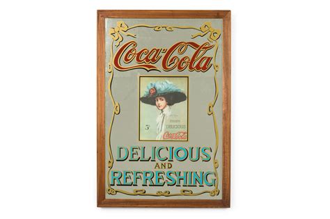 Large Vintage Coca Cola Mirror Plandetransformacion Unirioja Es