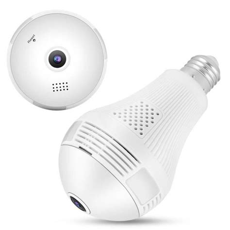 Sed Ampoule Cam Ra De Surveillance Wifi Int Rieur Connect E Espion