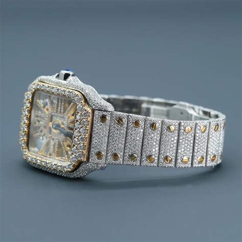 Fully Studded Lab Grown Diamond Watch For Men With Amazing Look And