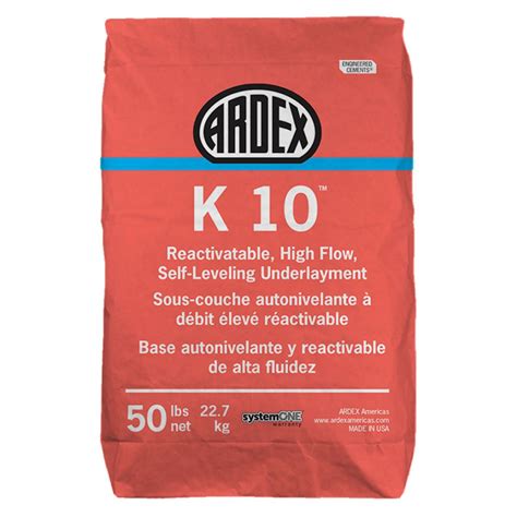 Ardex K 10 Reactivatable High Flow Self Leveling Underlayment 50 Lb