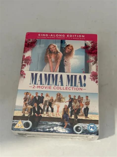 MAMMA MIA SING Along 2 Movie Collection New Unused Box Set BNWT LH EUR