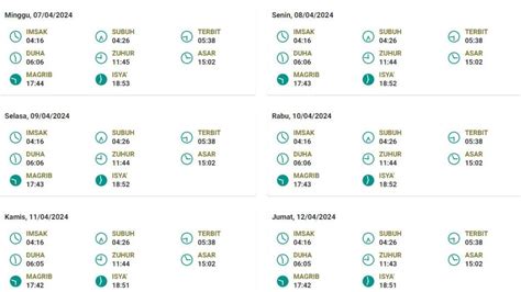 Jadwal Imsakiyah Magelang Puasa Ramadhan Hari Ini Selasa 9 April 2024