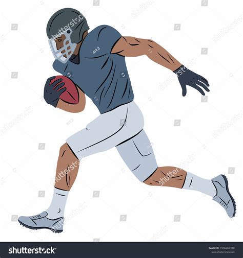 Football Player Clipart Stock Photos 6509 Images Shutterstock