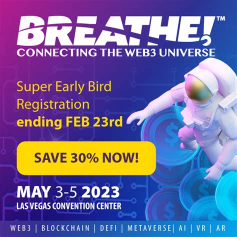 Super Early Bird Registration Ending On Feb 23rd For Breathe