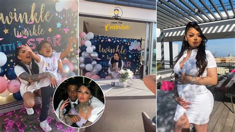 Bluefaces Pregnant Gf Jaidyn Alexis Celebrates At Her Gender Reveal