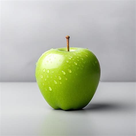 Premium Photo Green Apple Isolated On