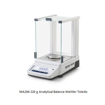 MA204 Analytical Balance Mettler Toledo LabMart Id