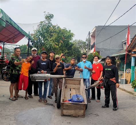 Sambut HUT RI Ke 78 Tahun Katar Unit RW07 Periuk Jaya Gelar Fogging