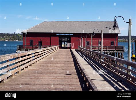 Coupeville Wharf Coupeville Whidbey Island Washington Usa Stock