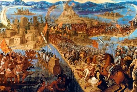 Fall of Tenochtitlán : r/BattlePaintings