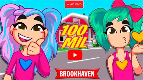 LIVE FAMÍLIA BIBI E LUD ROBLOX ESPECIAL 100 MIL INSCRITOS