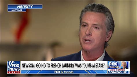 Gavin Newsom Says Dining At French Laundry During Pandemic Was Dumb