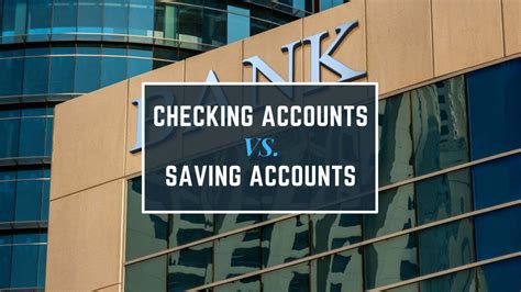 Checking Accounts Vs Savings Accounts Sdg Accountants