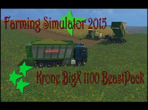 Farming Simulator Krone Bigx Beastpack Youtube