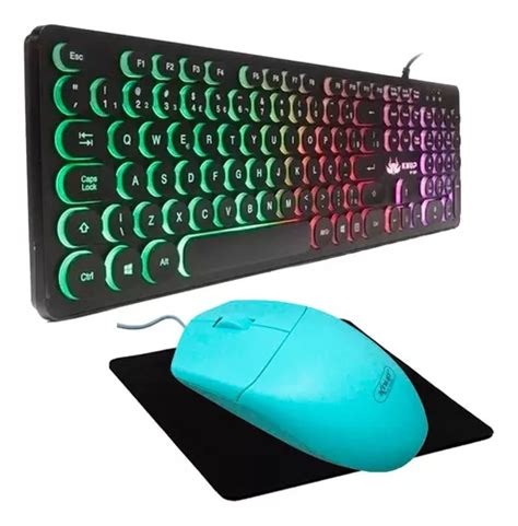 Teclado Gamer Knup Teclado USB Teclado Gamer KP 2059 Mouse Mousepad