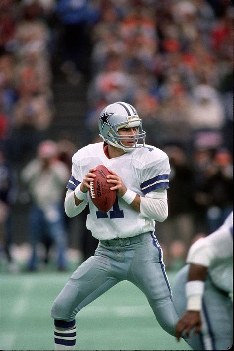 Quarterback Danny White Of The Dallas Cowboys In Action Against The