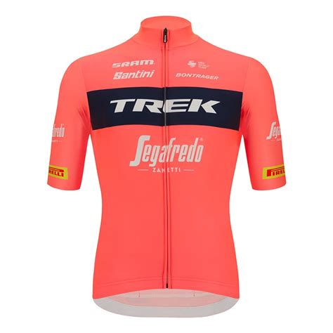 Maillot Trek Segafredo 2022 Fan Line Manga Corta Granatina Corte