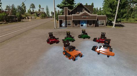 Walk Behind Mower Pack Chs V10 Fs22 Mod Farming Simulator 22 Mod