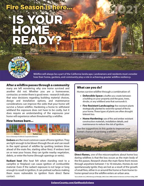 Solano County - 2021 Wildfire Prepredness Guide