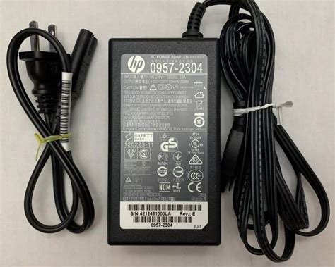 Hp 0957 2304 Power Supply Ac Adapter ~ Photosmart 7520 7525 Officejet 6600 6700 Ebay