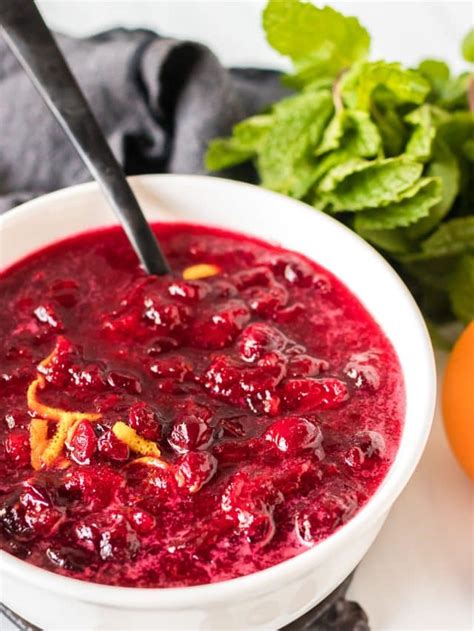 BEST Classic Cranberry Sauce 15 Min Recipe Persnickety Plates