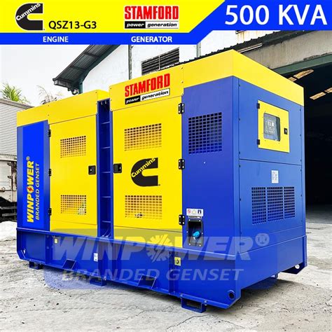 Jual Genset Cummins Kva Generator Stamford Silent Wp Ccc Baru