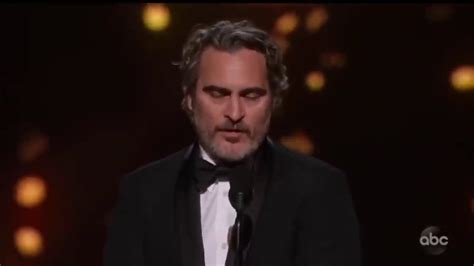 Joaquin Phoenixs Full Speech Best Actor Award Oscar 2020 Youtube