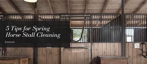 5 Tips For Spring Horse Stall Cleaning American Stalls