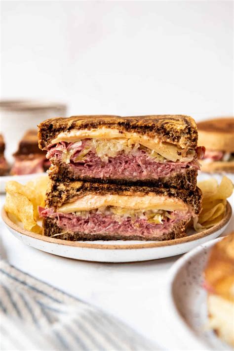 Open Face Pastrami Reuben