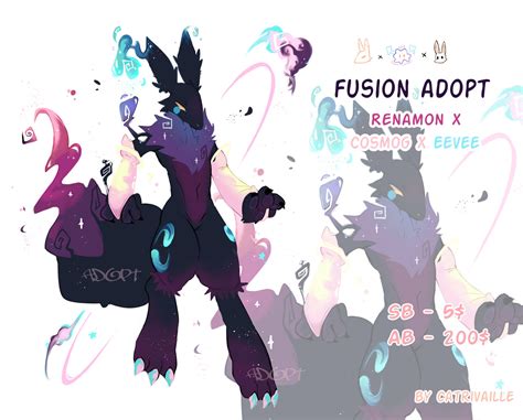 Renamon Fusion Adopt Closed By Catrivaille On Deviantart